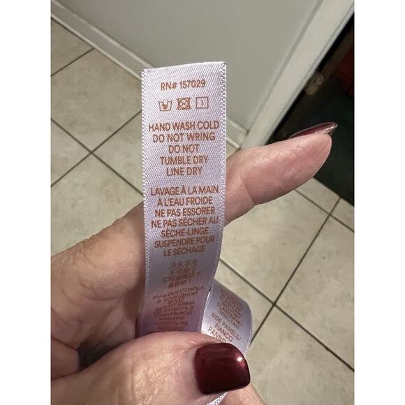 Savage X Fenti Black Mesh Floral Embroidered Polka Dot High Leg Bikini Panties M - Picture 11 of 11